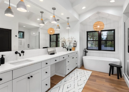 Luxury Bathroom Renovation by Copper Oak